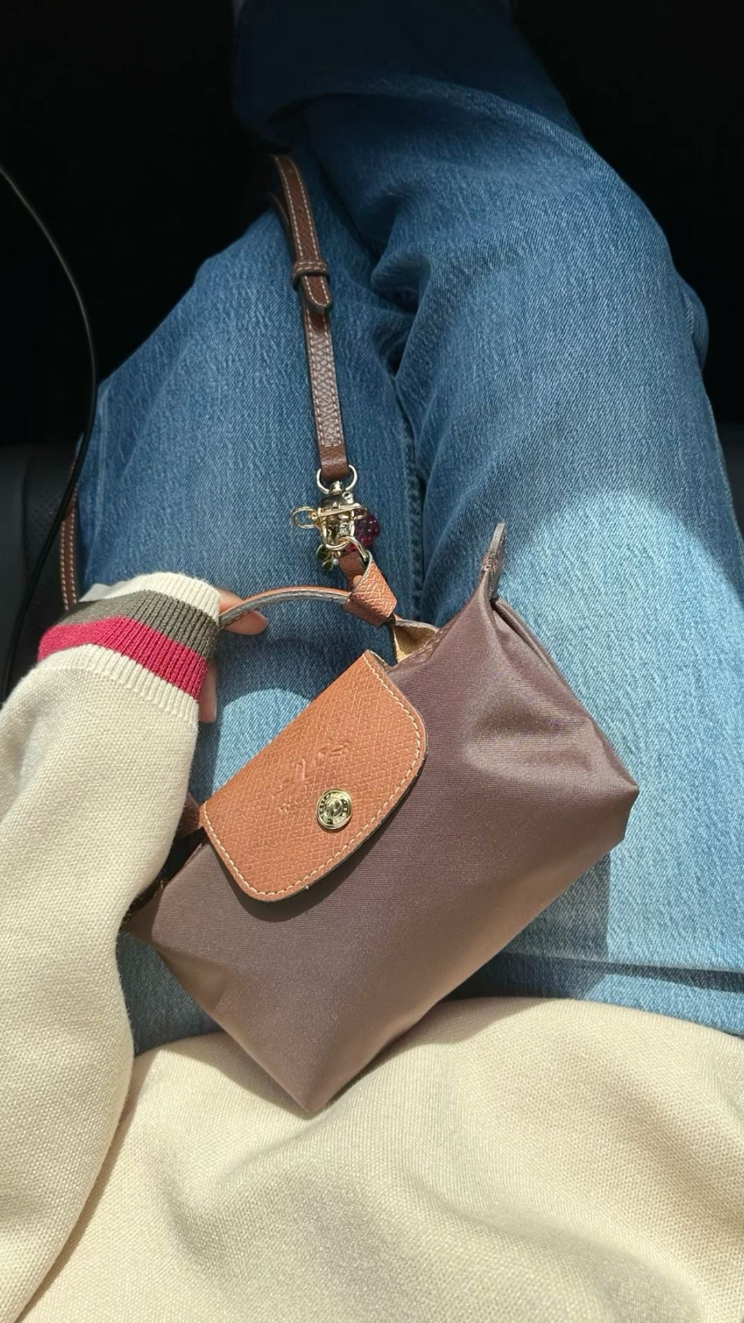 Iconic Pouch with handle.