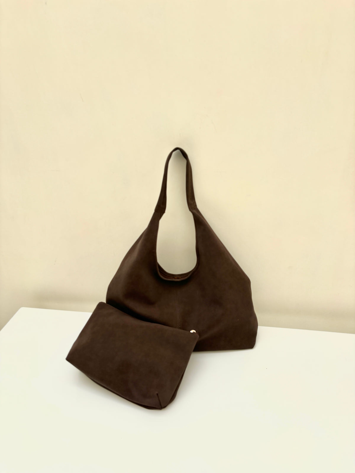 Hobo Shoulder Bag with Pouch