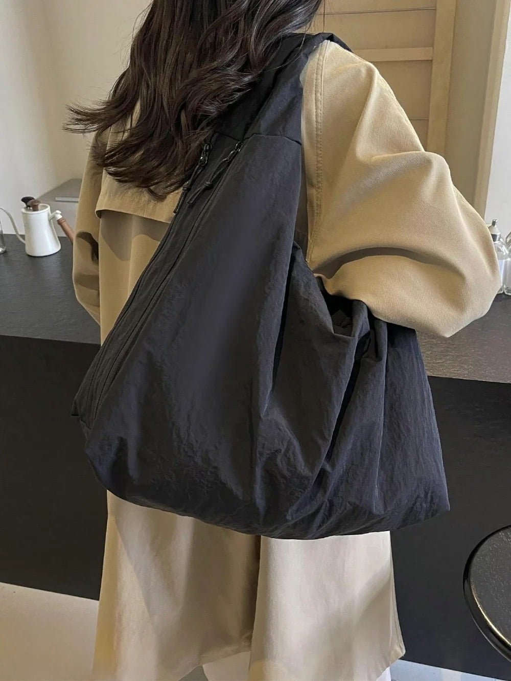 Oversized Hobo Tote