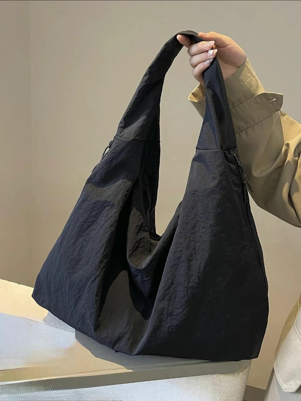 Oversized Hobo Tote