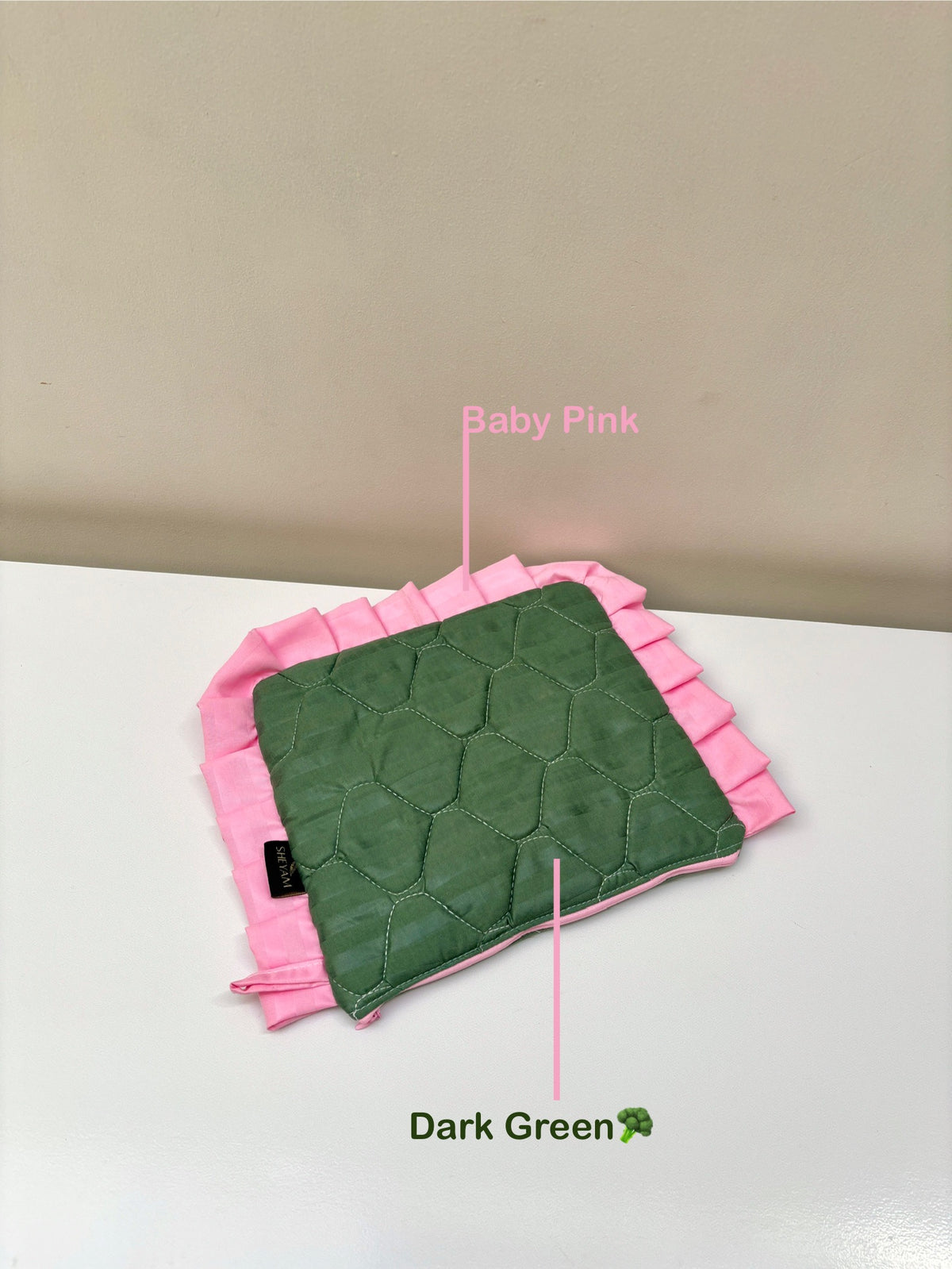 Ruffle Pillow Pouch