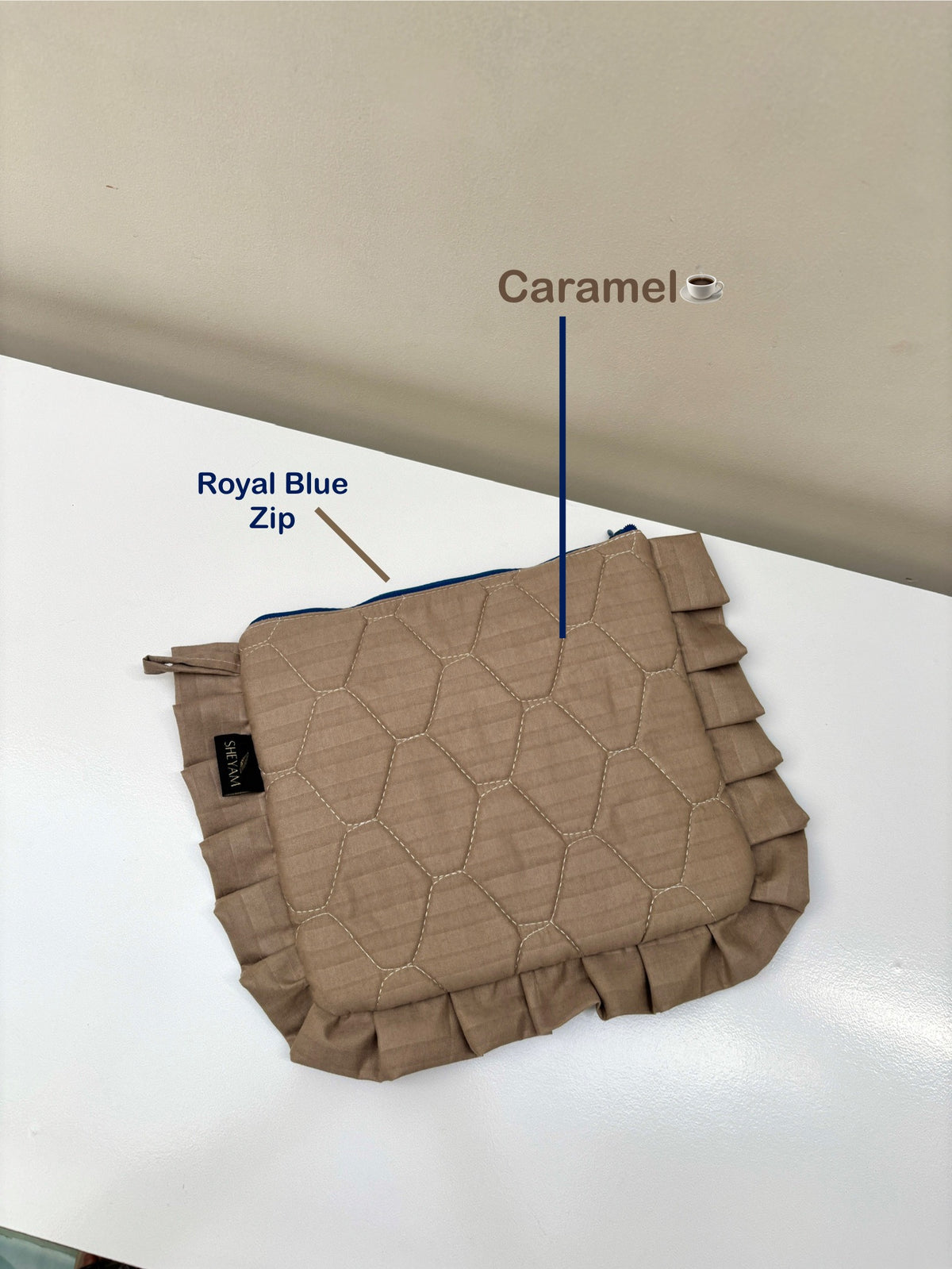 Ruffle Pillow Pouch