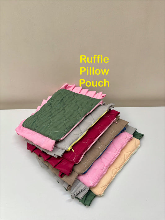Ruffle Pillow Pouch