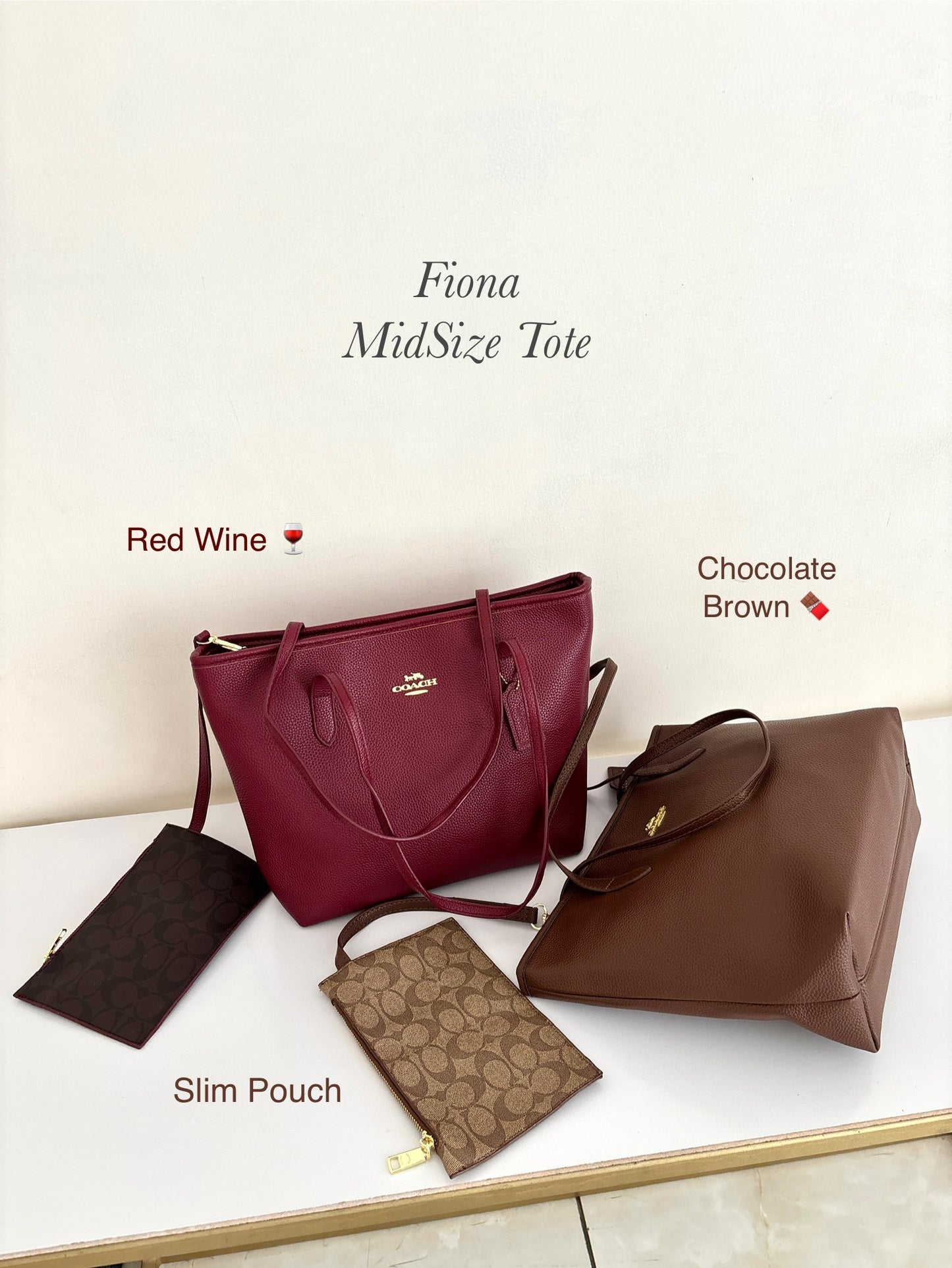 Luxury Fiona Midsize Tote