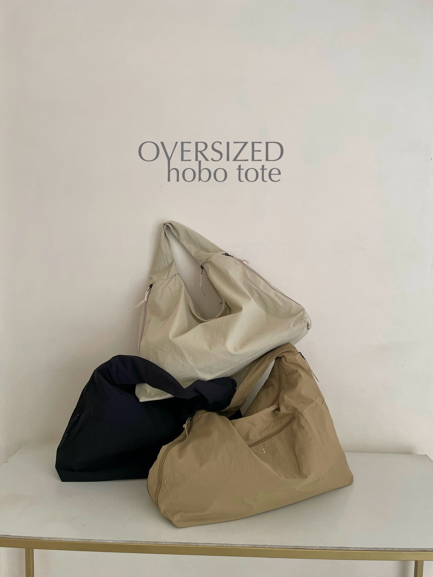 Oversized Hobo Tote