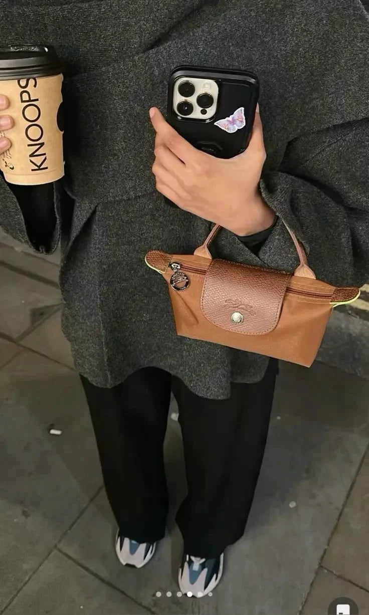 Iconic Pouch with handle.