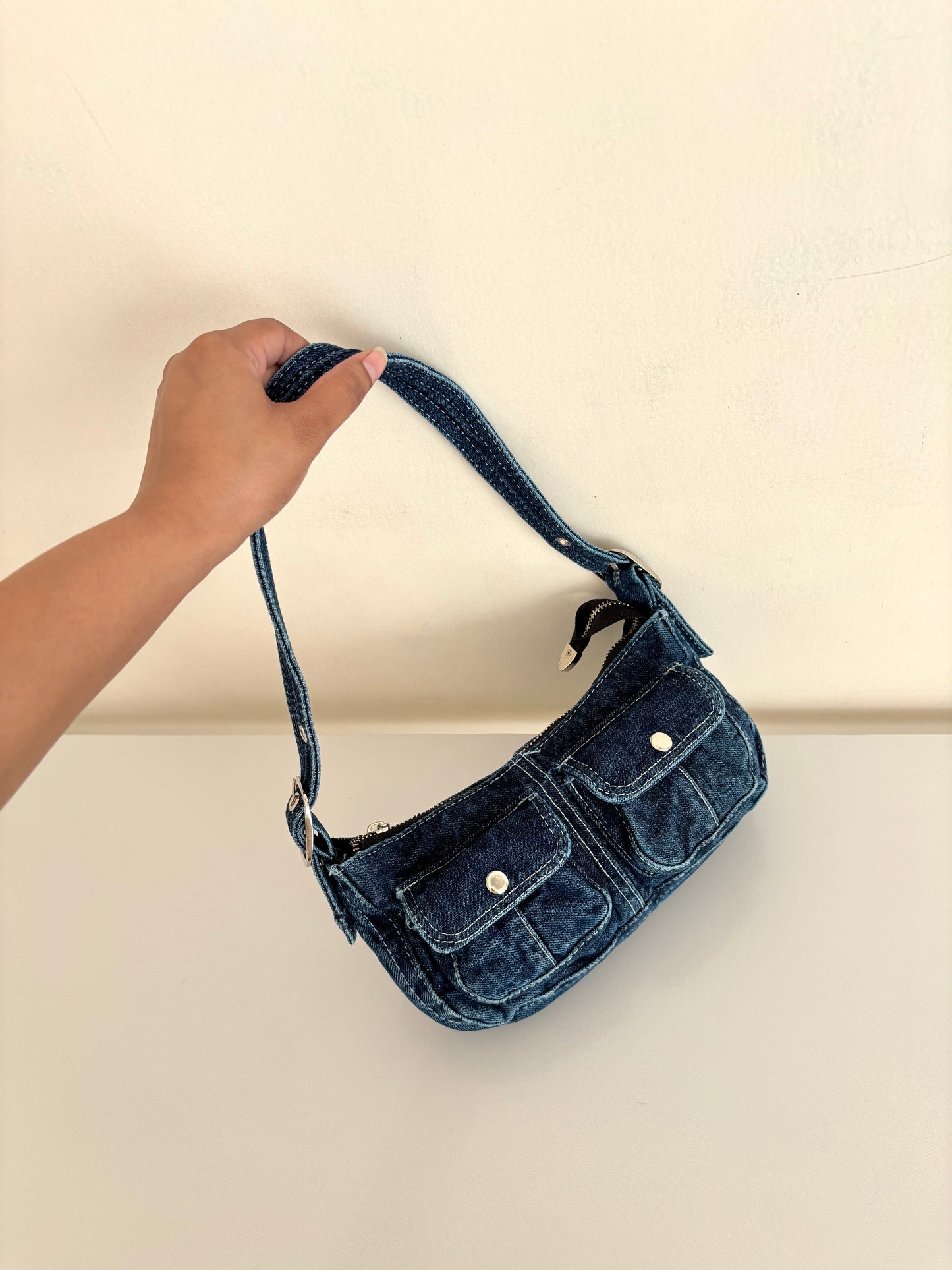 Y2K Denim Baguette