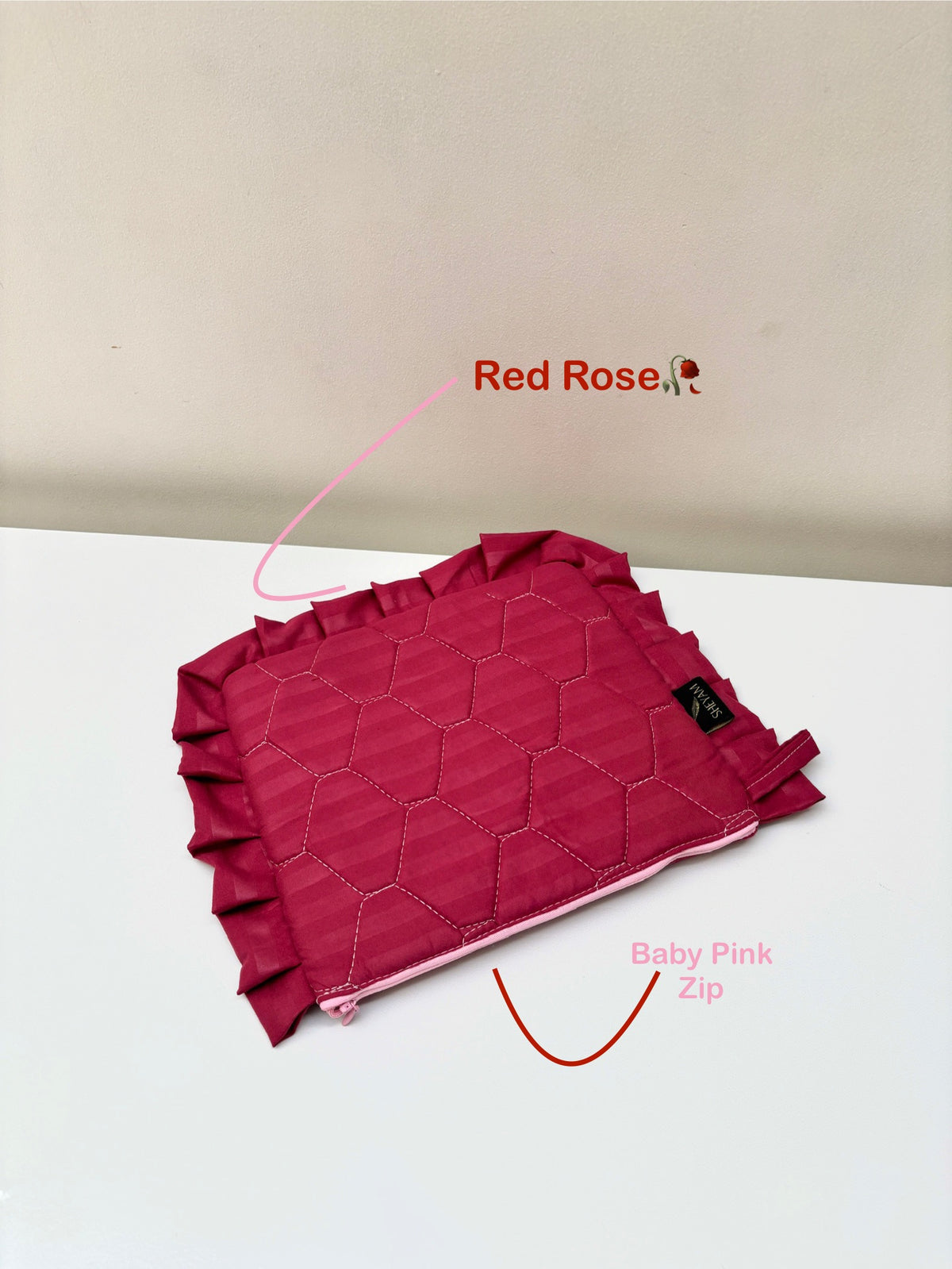 Ruffle Pillow Pouch