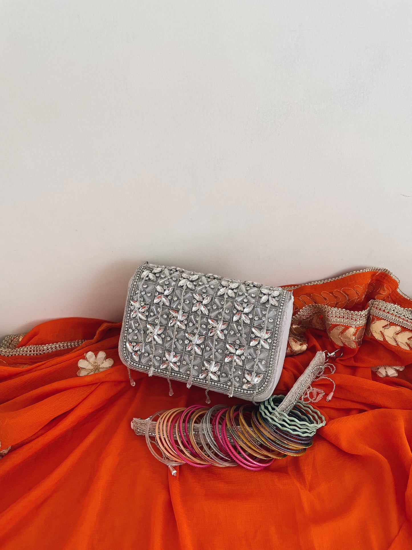 Kundan Shine Clutch