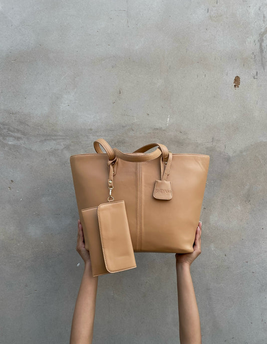 The Working Girl Tote (Beige)