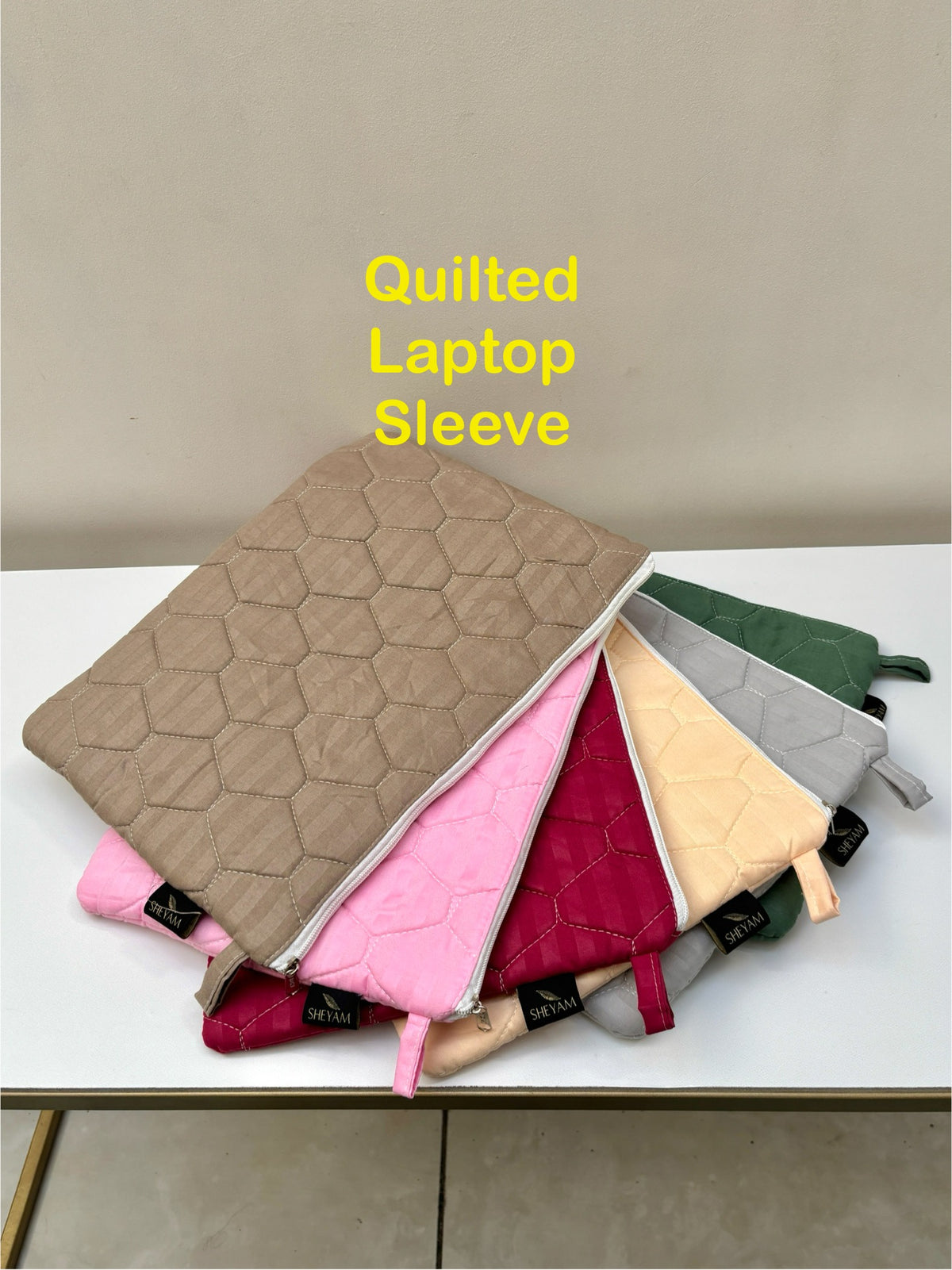 Quilted Laptop Sleeve(can fit laptop Upto 17”)