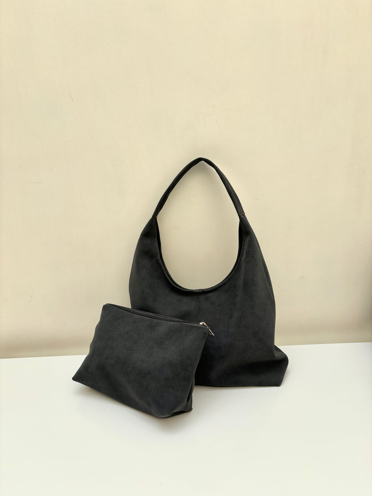 Hobo Shoulder Bag with Pouch