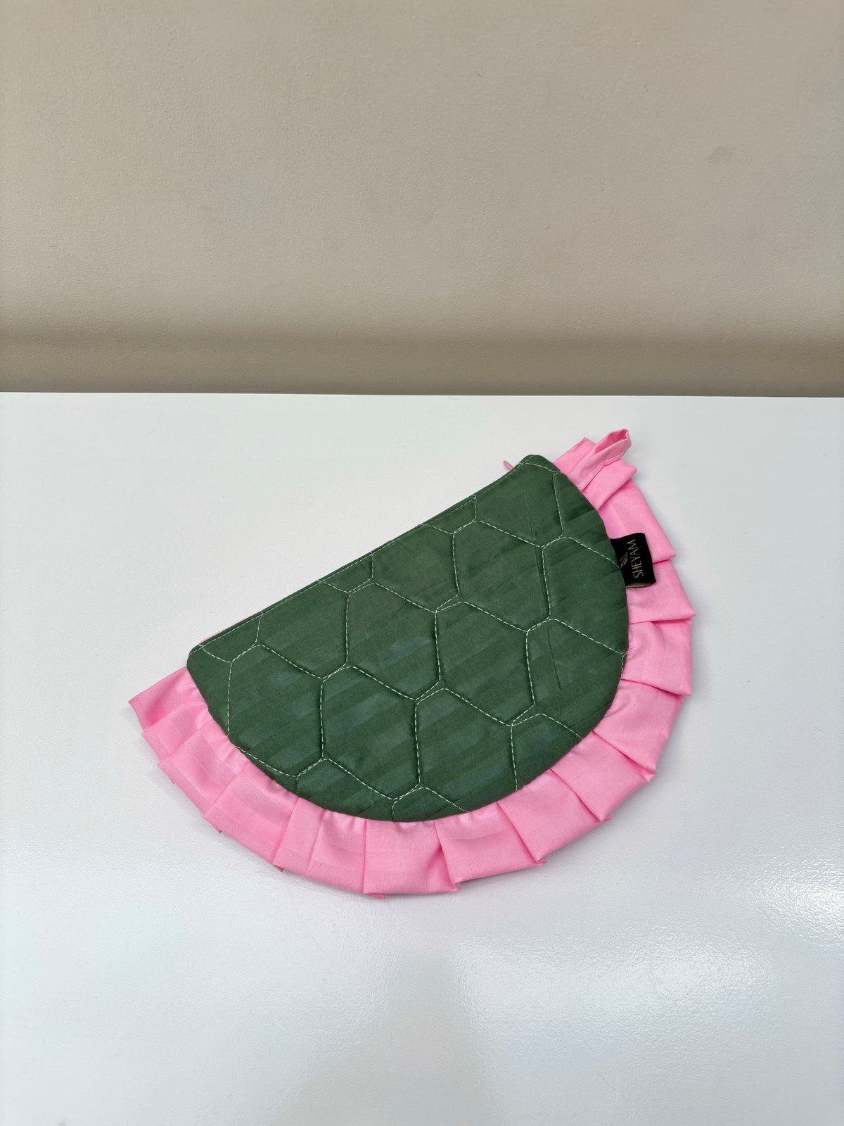 Ruffle Semi Pouch