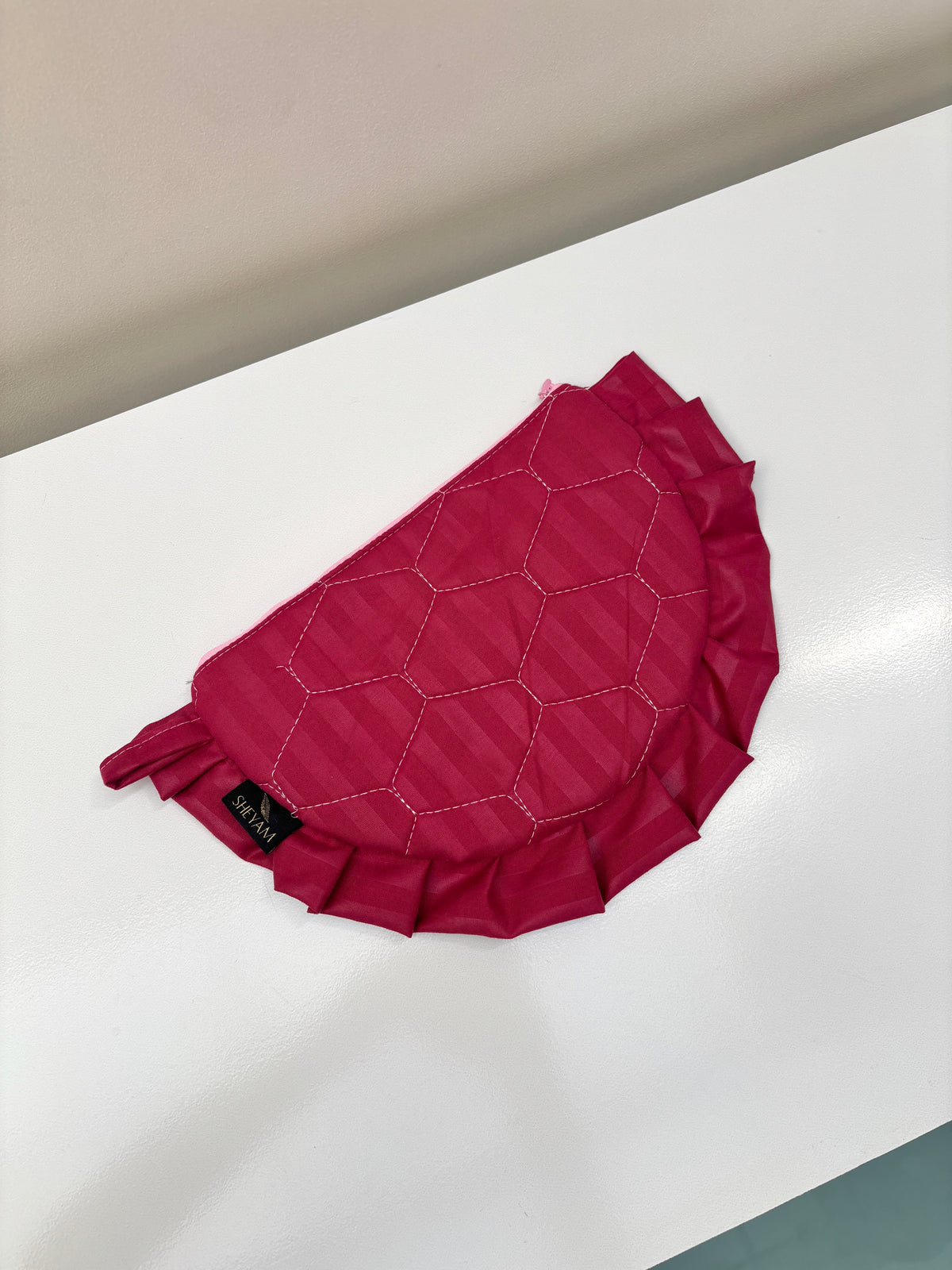 Ruffle Semi Pouch