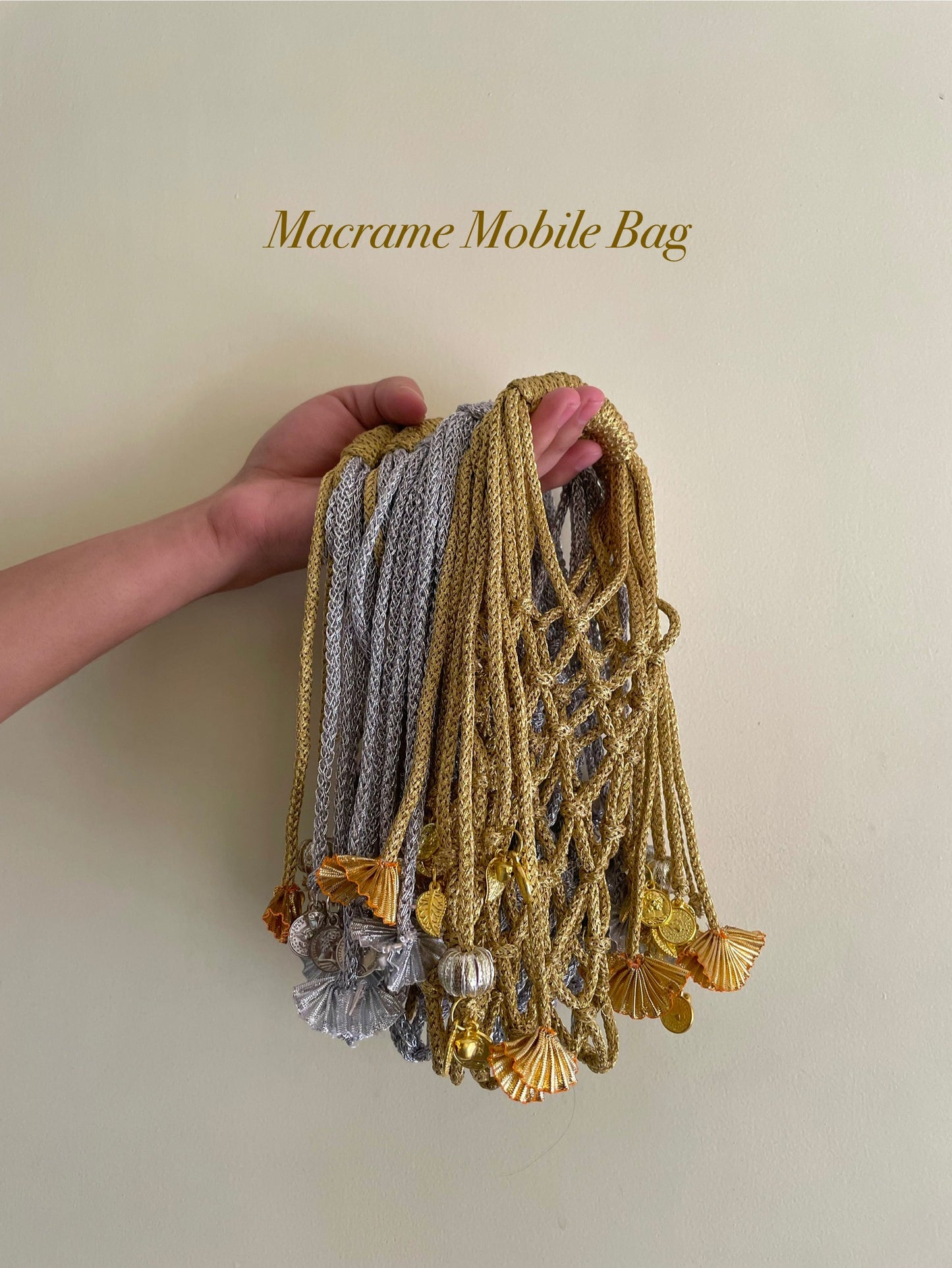 Macrame Mobile Bag.