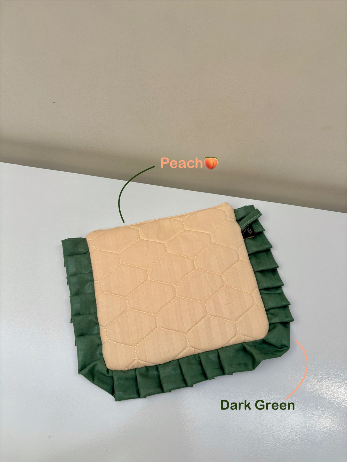 Ruffle Pillow Pouch